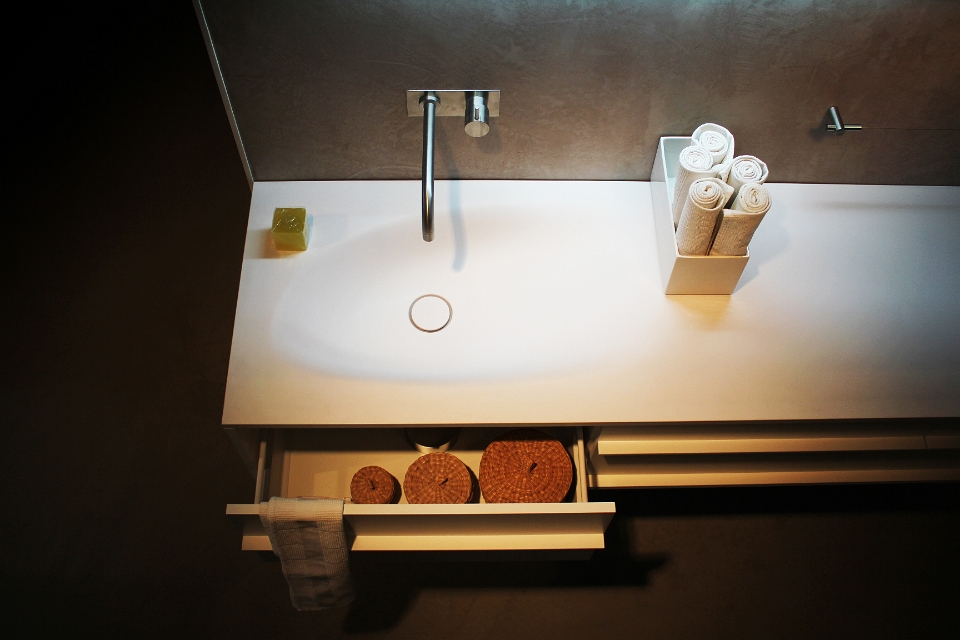 Waschbecken und Accessoires